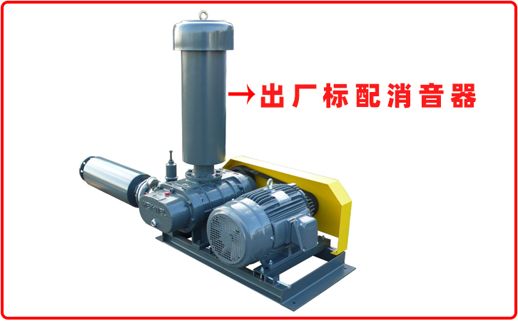 瑞柘羅茨風(fēng)機出廠標(biāo)配消音器